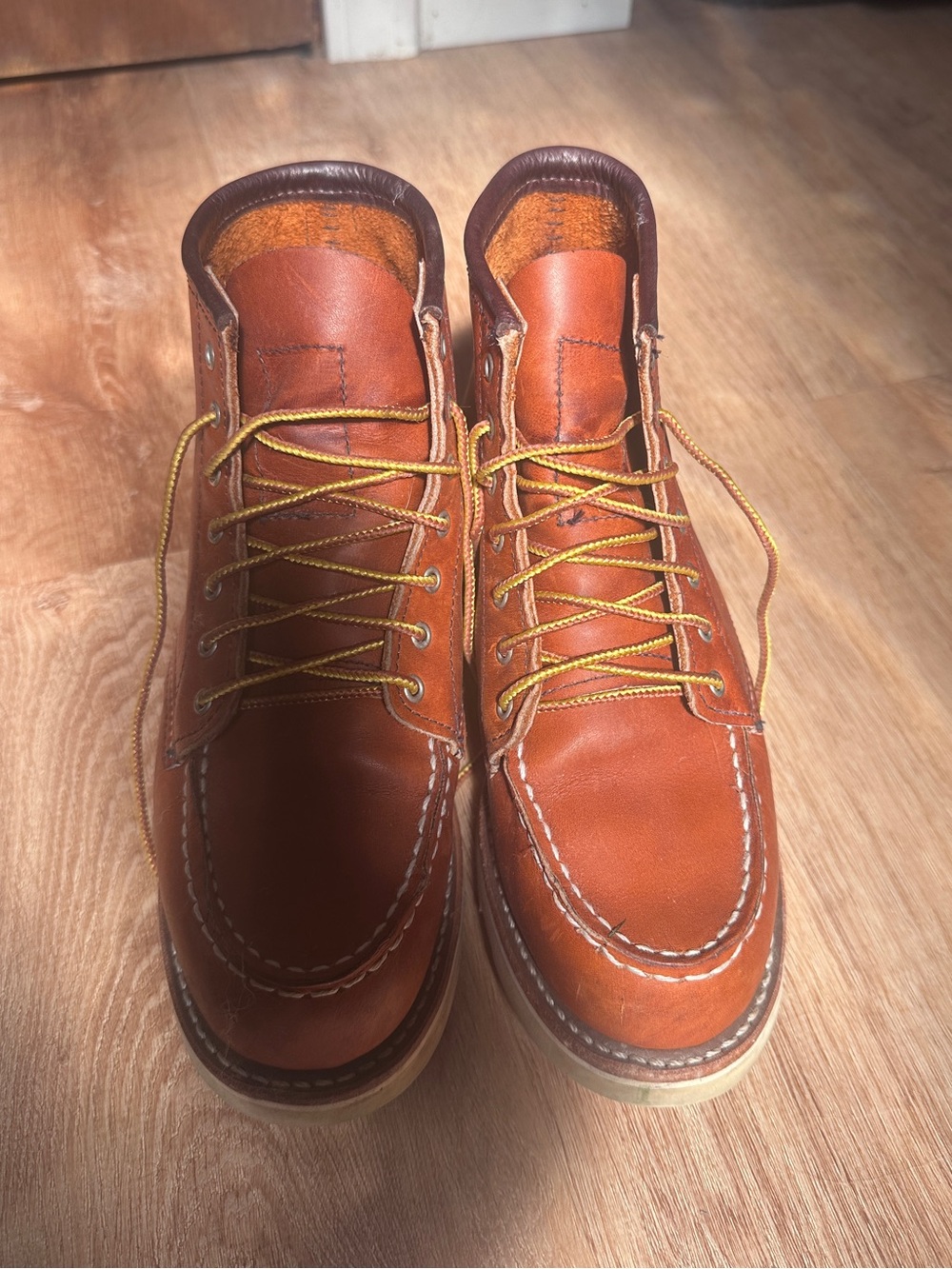 Women’s Leather Red Wing Boots - Brown